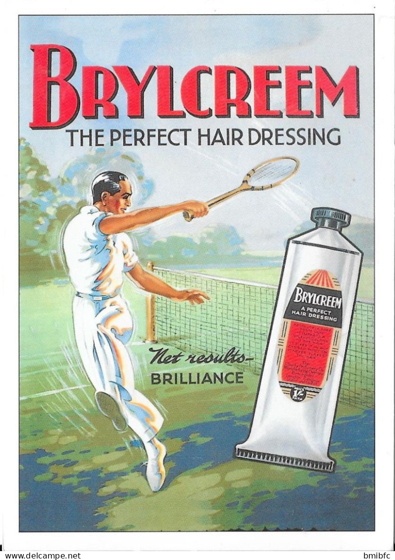 (Thème Tennis Et Publicité)    - BRYLCREEM - Advertising