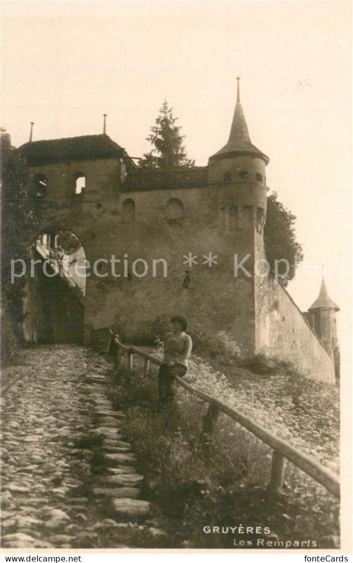 13784837 Gruyeres  Gruyere FR Les Remparts  - Altri & Non Classificati