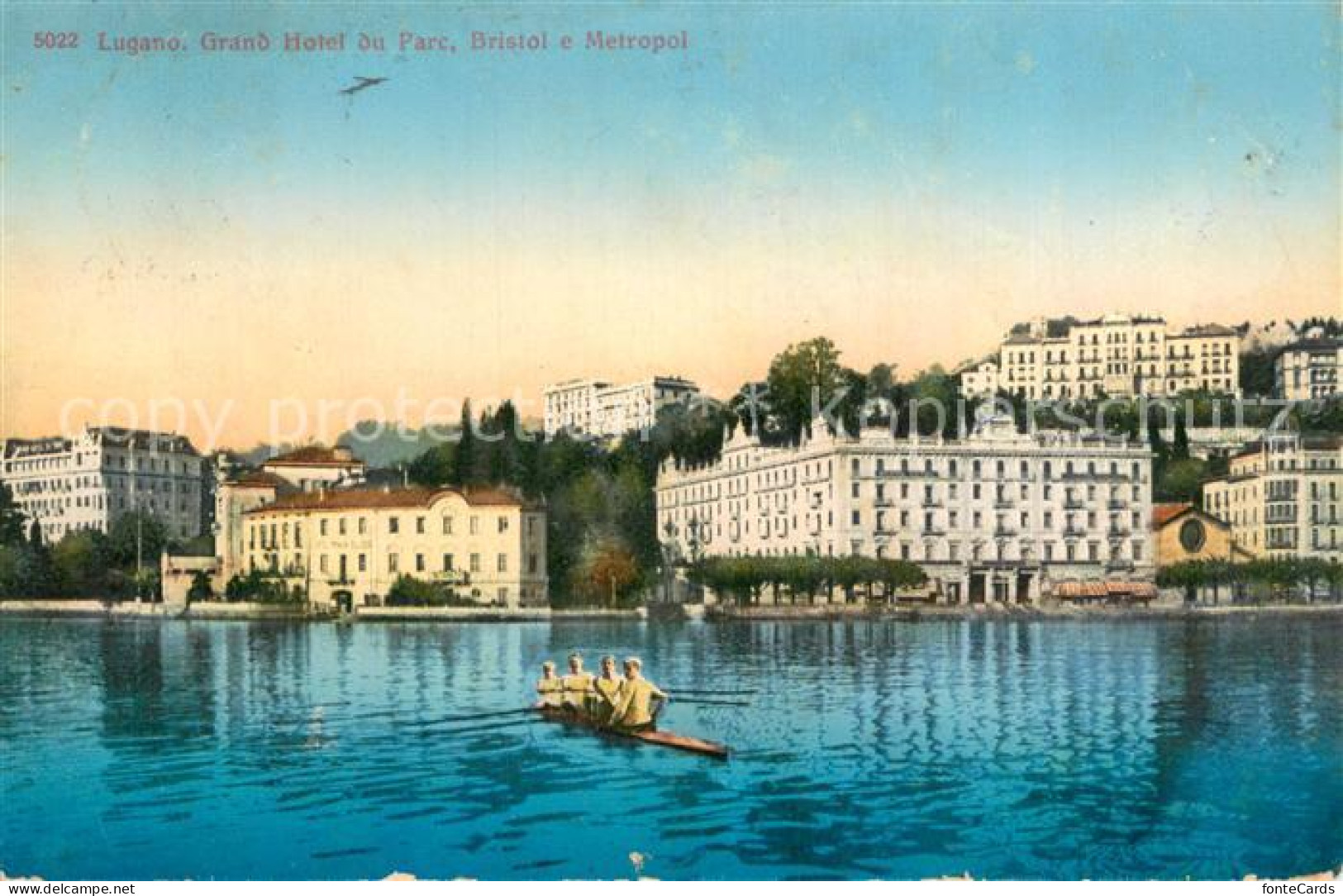 13784799 Lugano Lago Di Lugano Grand Hotel Du Parc Bristol E Metropol Lugano Lag - Autres & Non Classés