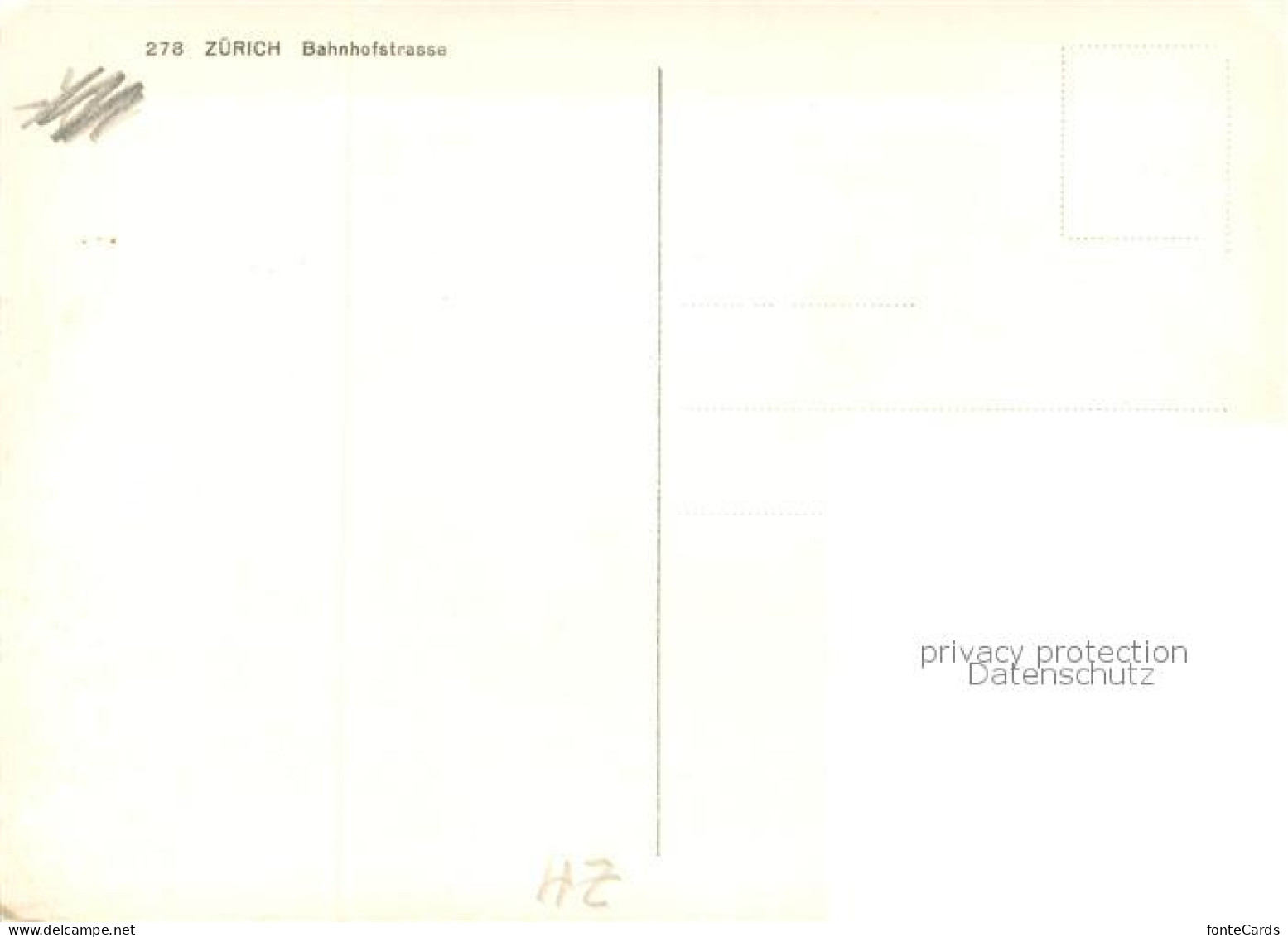 13782317 Zuerich ZH Bahnhofstrasse Denkmal Strassenbahn Zuerich ZH - Other & Unclassified