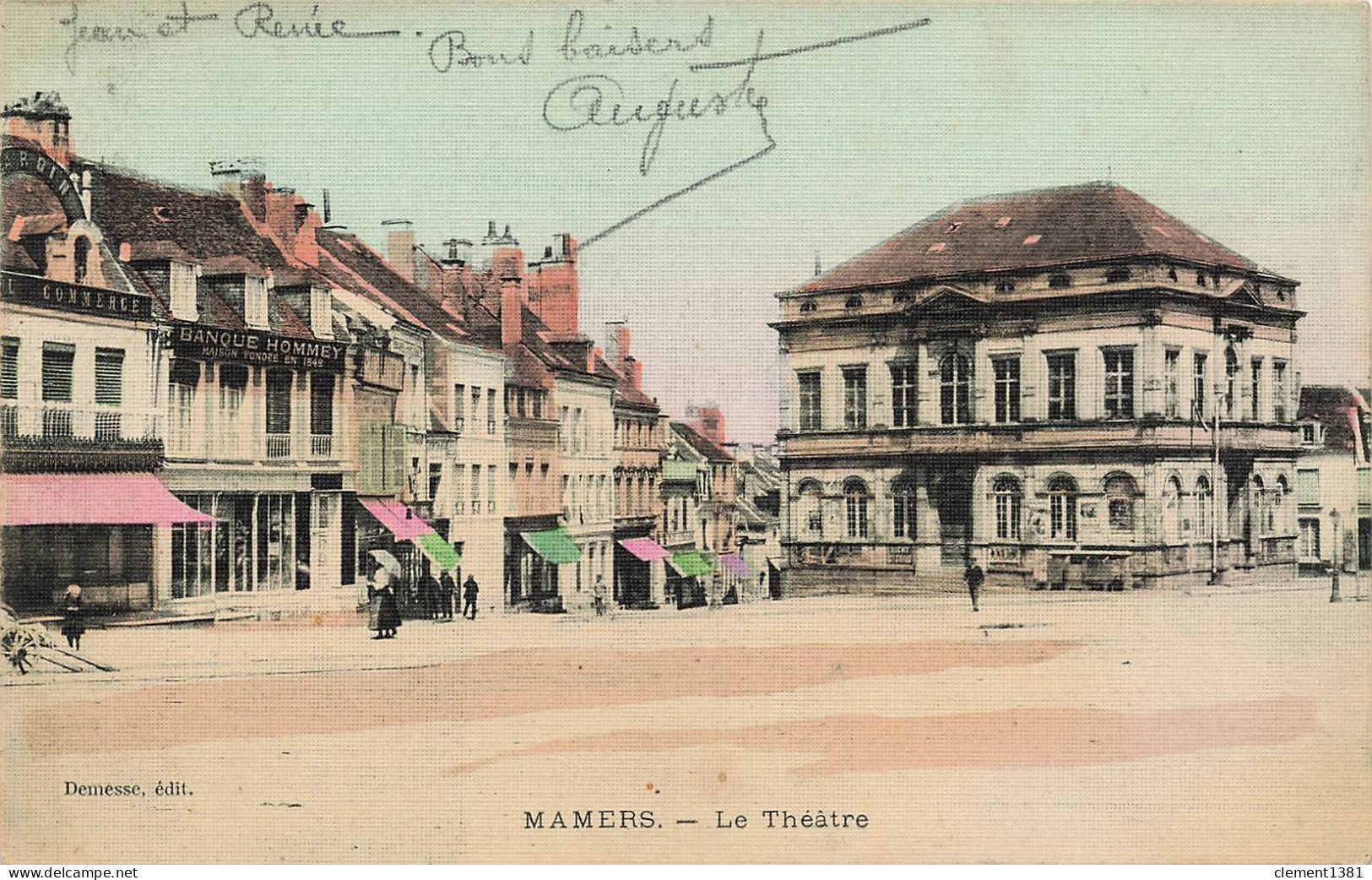 Mamers Le Theatre Colorisee Et Toilee - Mamers