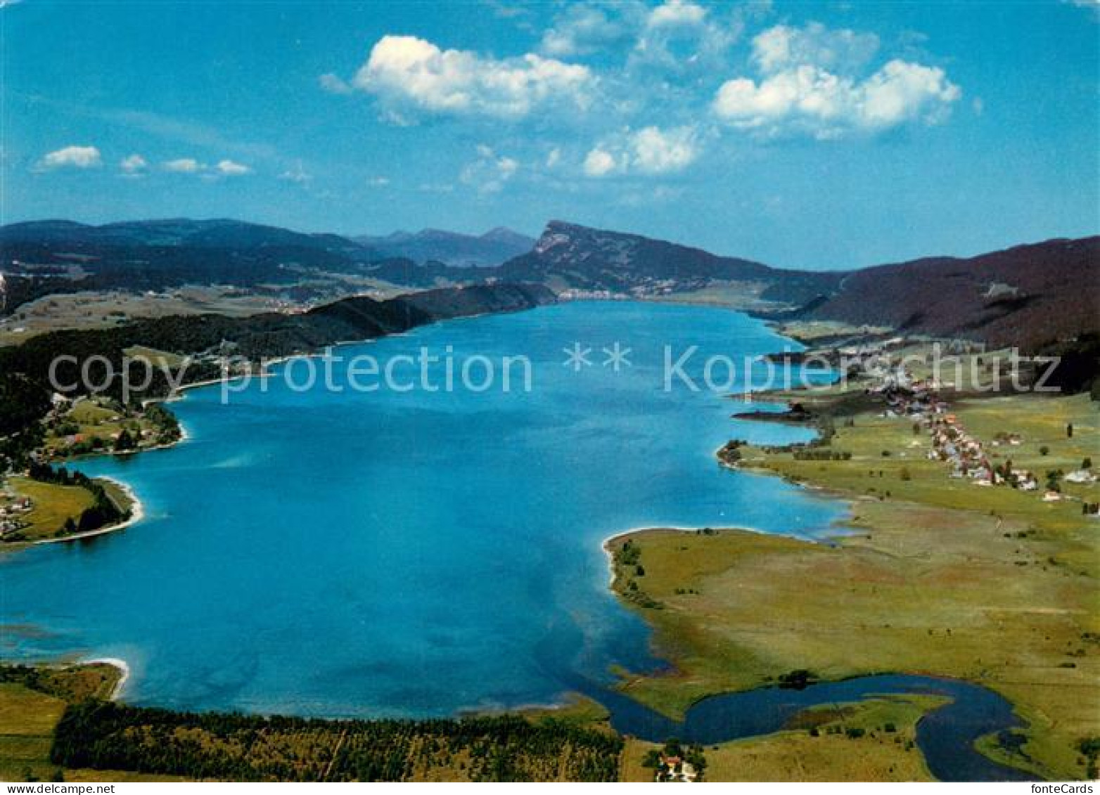 13775147 Lac De Joux VD Fliegeraufnahme Lac De Joux Et La Dent De Vaulion  - Autres & Non Classés