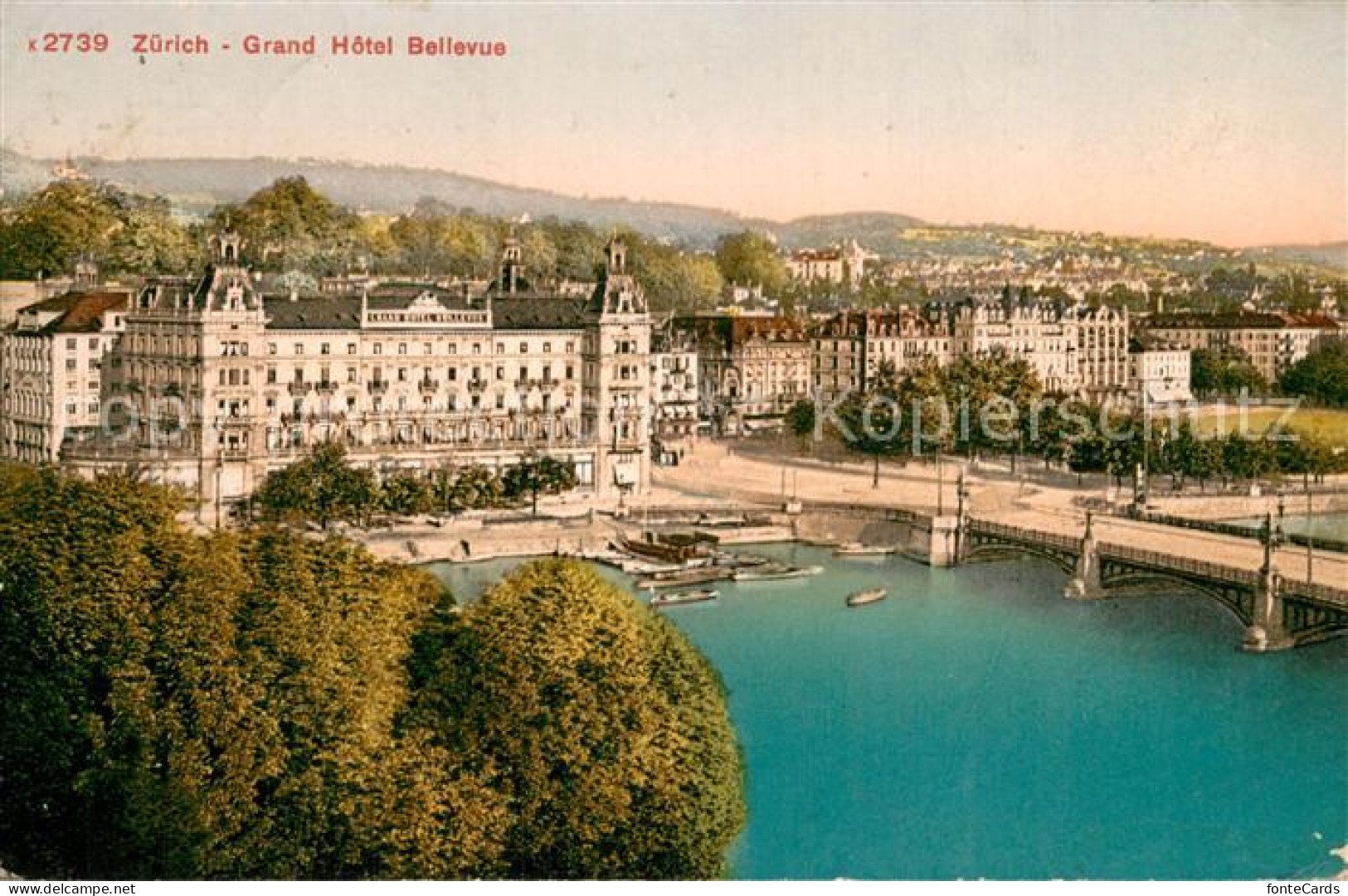 13774397 Zuerich ZH Grand Hôtel Bellevue Zuerich ZH - Sonstige & Ohne Zuordnung