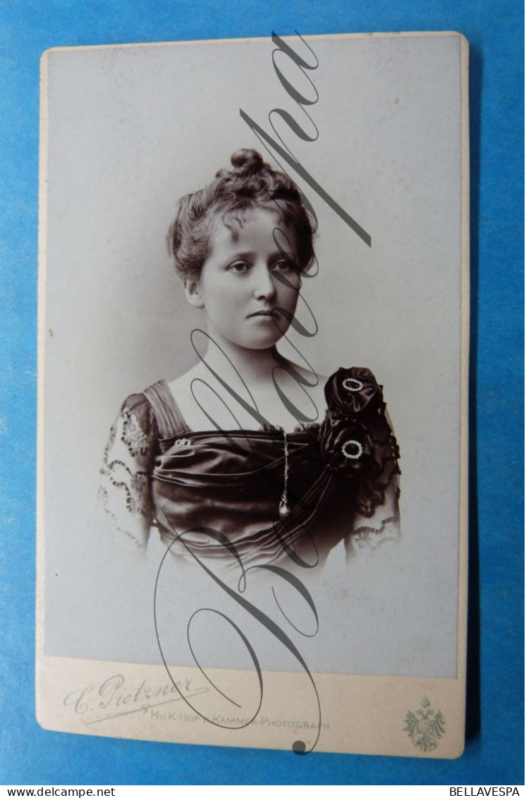 C.D.V. Carte De Visite. Atelier Portret Photo PIETZNER Wien KuK-HOF-und Kammer Photograph - Persone Identificate