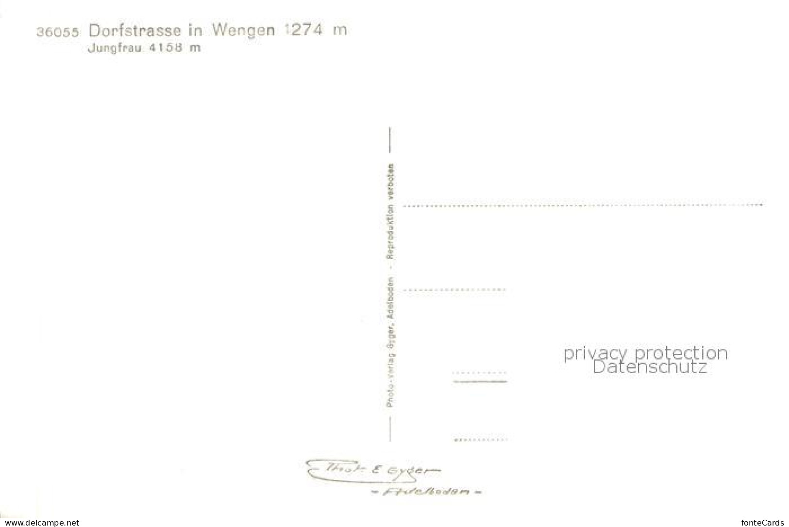 13768347 Wengen  BE Dorfstrasse M. Jungfrau  - Other & Unclassified