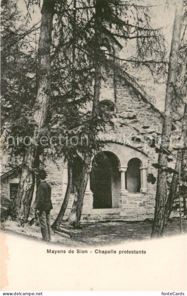 13767229 Les Mayens-de-Sion Chapelle Protestante Les Mayens-de-Sion - Andere & Zonder Classificatie