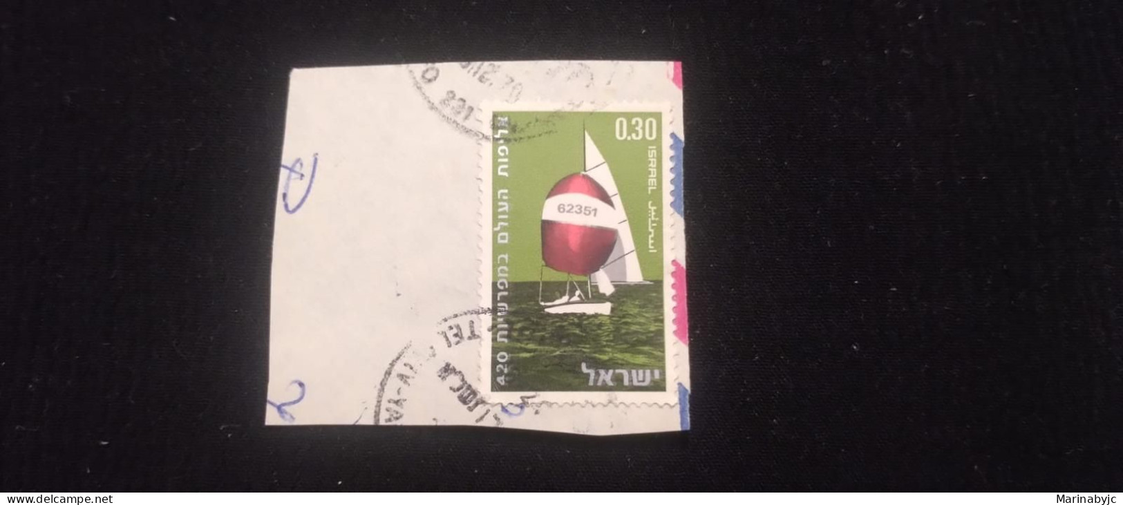 C) 476. 1970. ISRAEL. SAILING SPORTS. QN. USED. - Asia (Other)