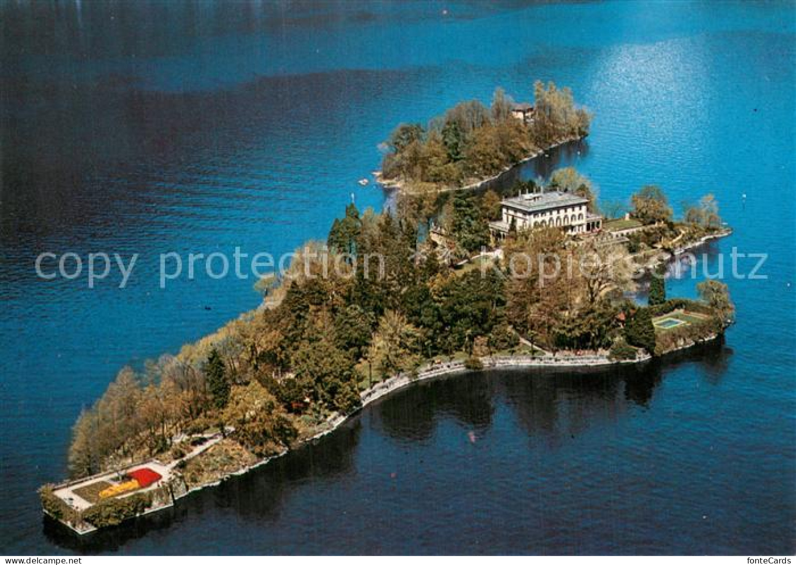 13765469 Isole Di Brissago Lago Maggiore Fliegeraufnahme Isole Di Brissago - Other & Unclassified