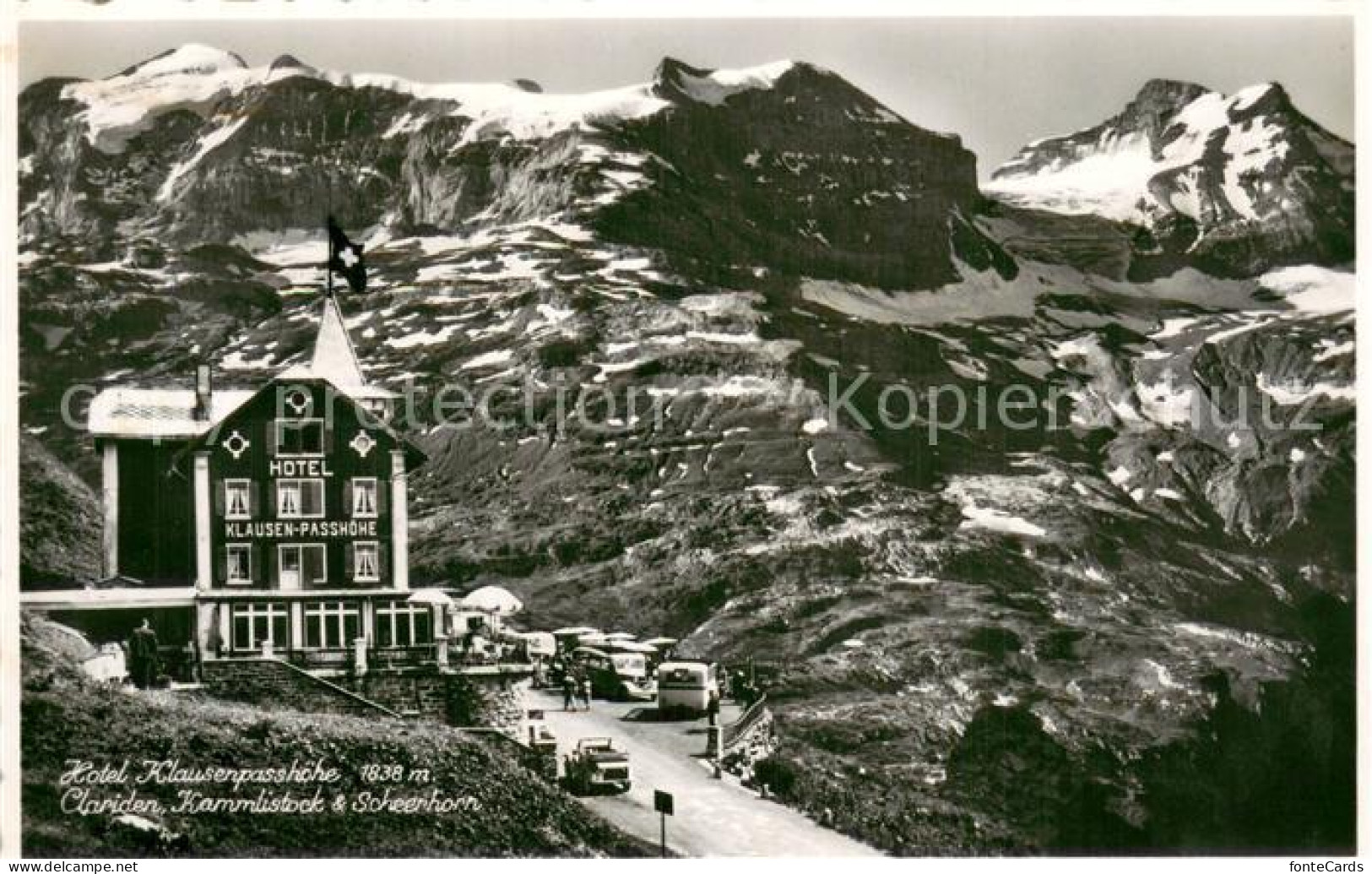 13764117 Clariden Hotel Klausenpasshoehe Kammlistock Und Scheerhorn Clariden - Other & Unclassified