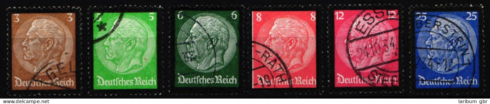 Deutsches Reich 548-553 Gestempelt #KY414 - Autres & Non Classés