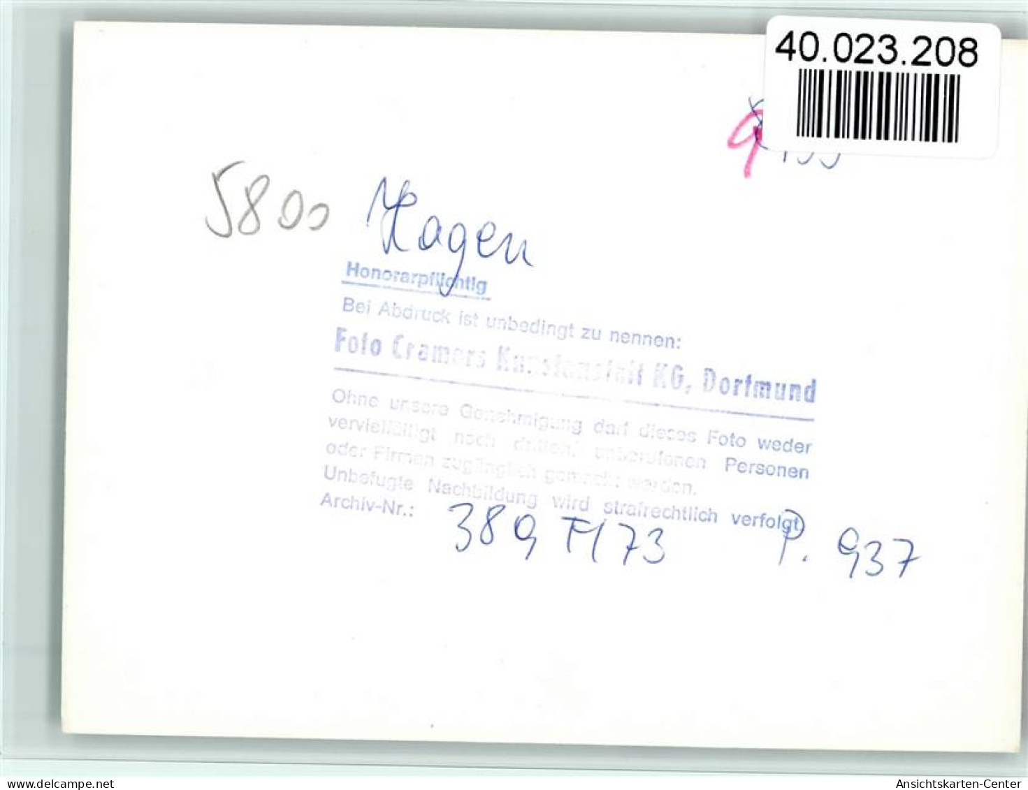 40023208 - Hagen , Westf - Hagen