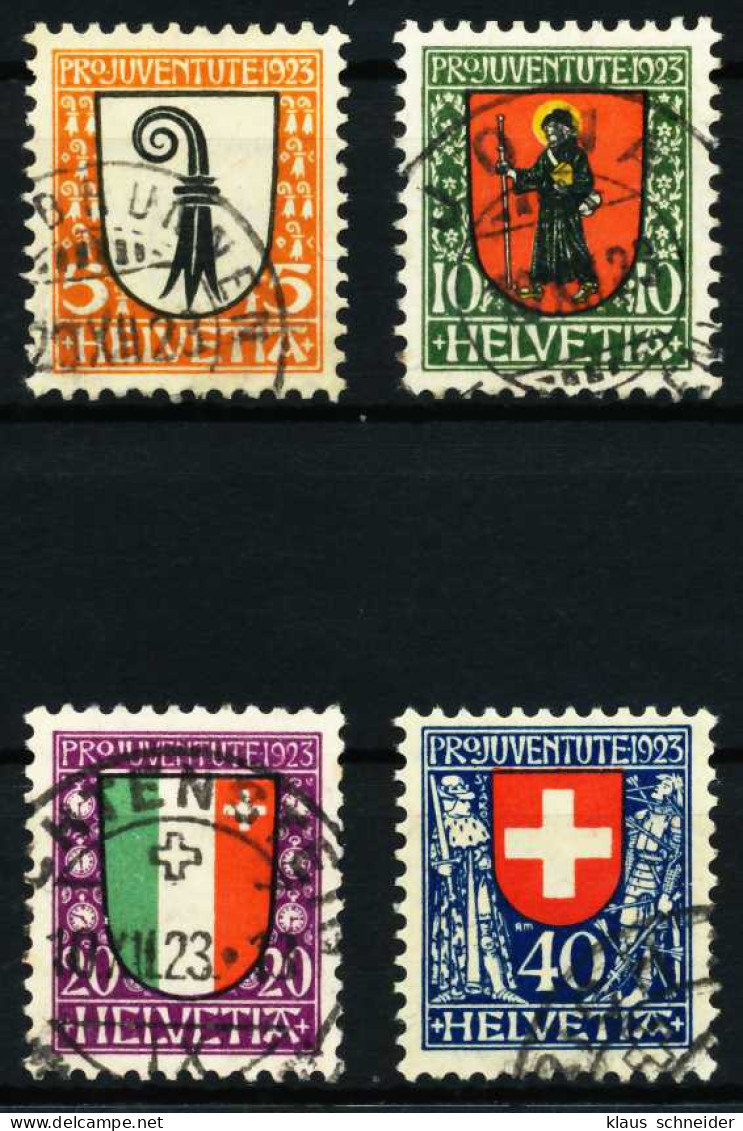 SCHWEIZ PRO JUVENTUTE Nr 185-188 Gestempelt X4ECA4A - Used Stamps