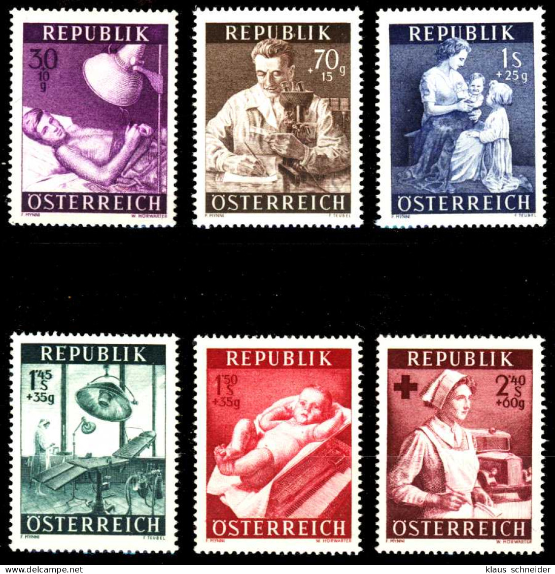 ÖSTERREICH 1954 Nr 999-1004 Postfrisch S870656 - Ongebruikt