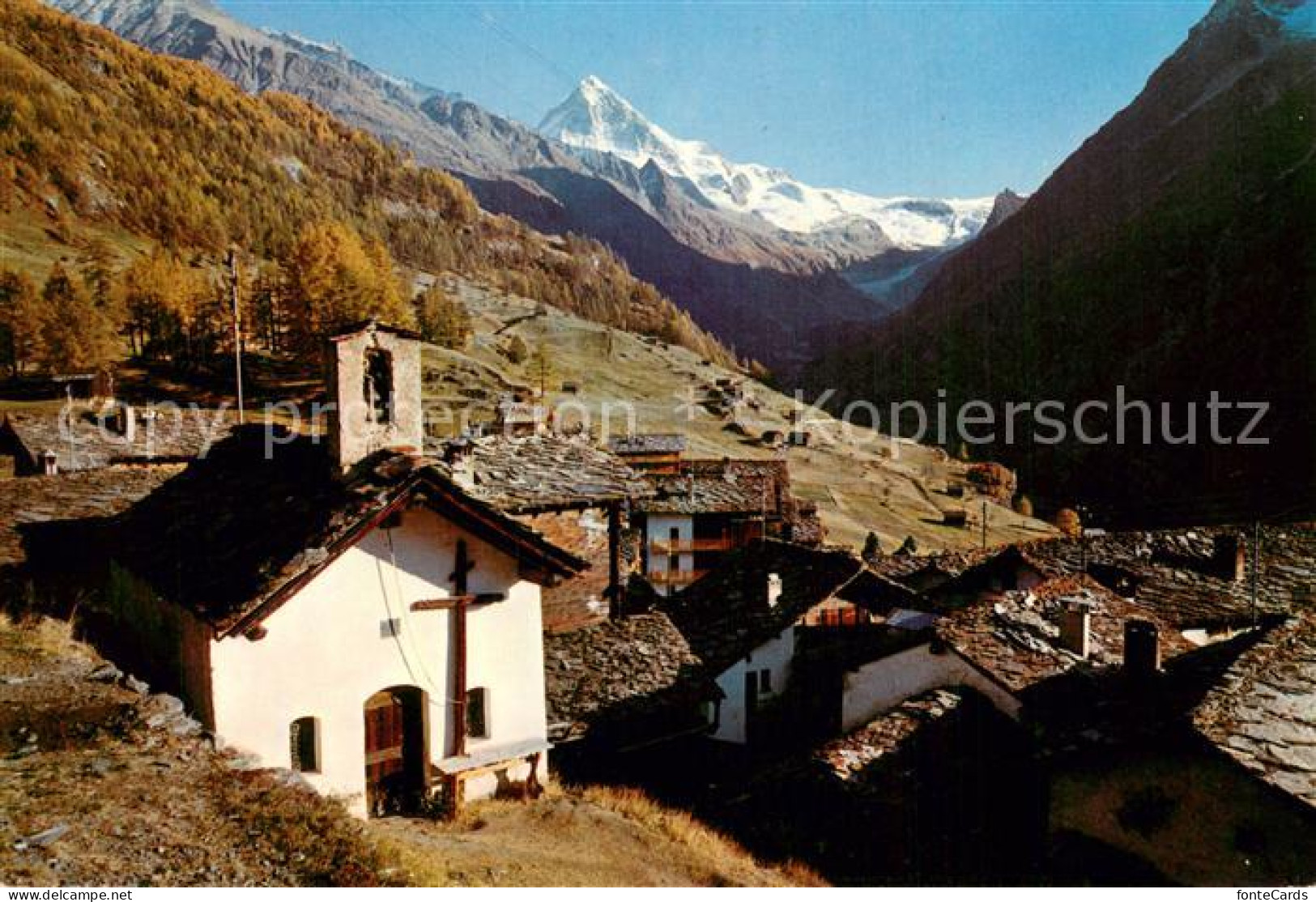 13759667 La Forcla D Herens Dt Blanche Et Glacier De Ferpecle La Chapelle La For - Andere & Zonder Classificatie