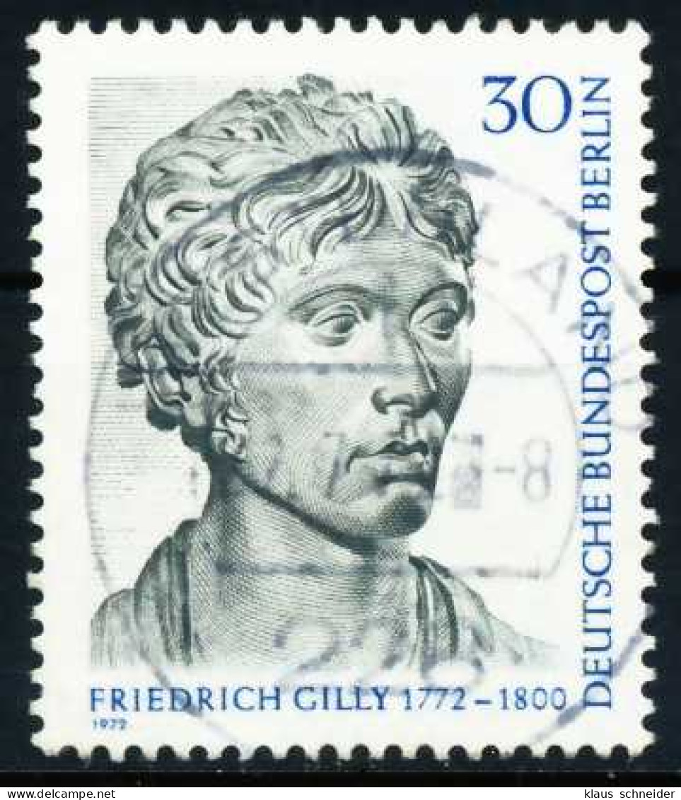 BERLIN 1972 Nr 422 Zentrisch Gestempelt X610BD6 - Gebruikt