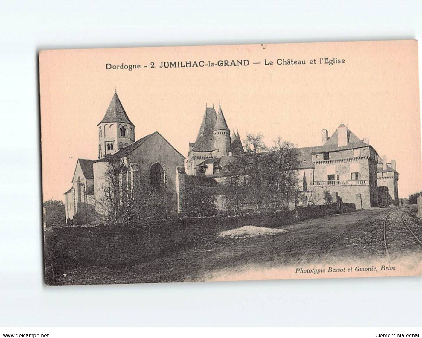 JUMILHAC LE GRAND : Le Château Et L'Eglise - Très Bon état - Other & Unclassified
