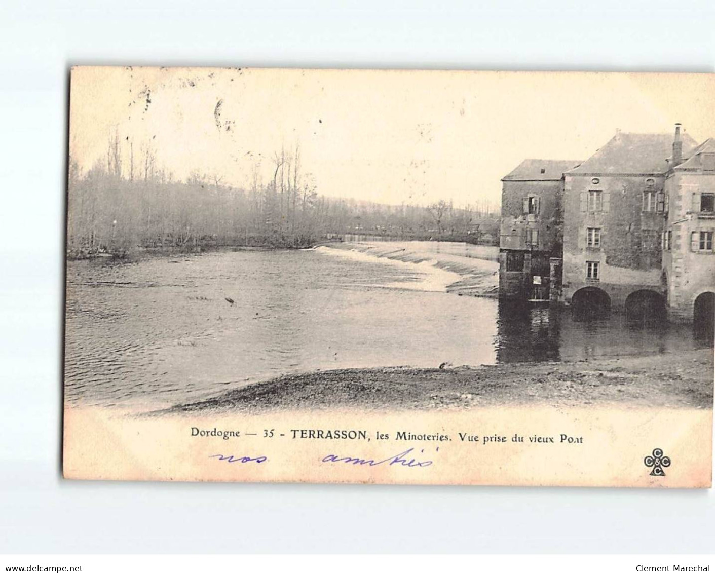 TERRASSON : Les Minoteries, Vue Prise Du Vieux Pont - Très Bon état - Terrasson-la-Villedieu