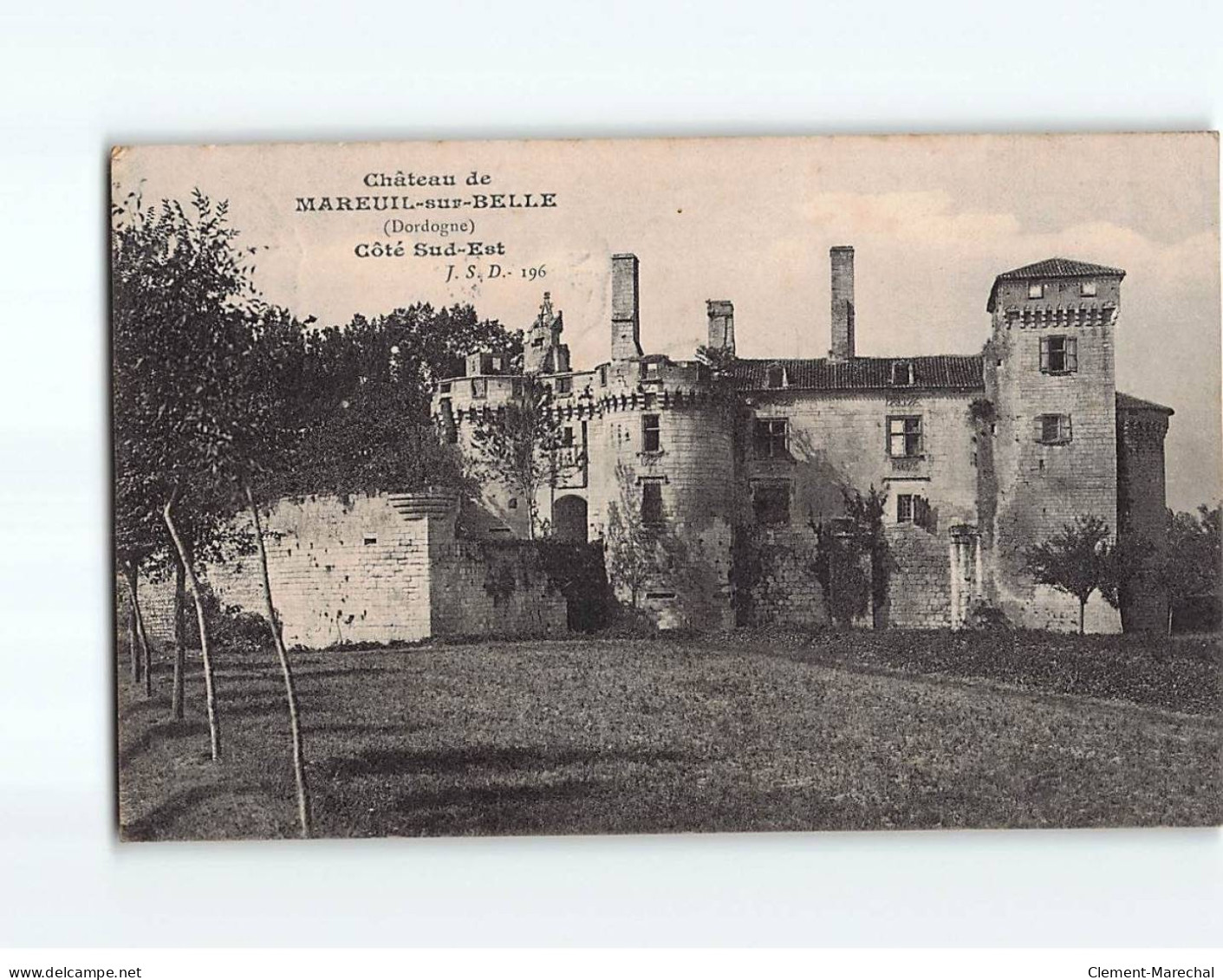 MAREUIL SUR BELLE : Le Château - état - Other & Unclassified