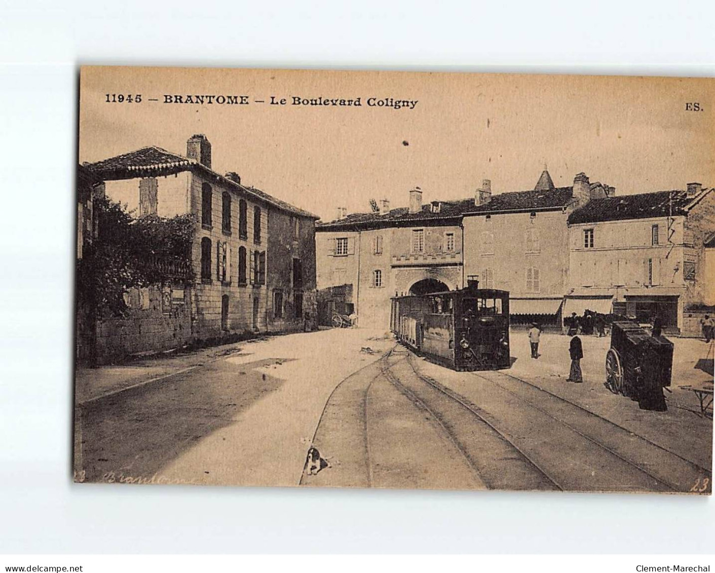 BRANTOME : Le Boulevard Coligny - Très Bon état - Brantome