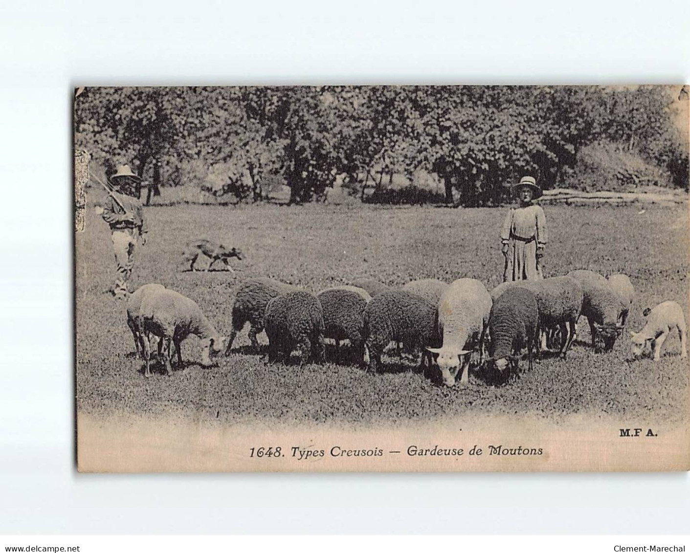 Gardeuse De Moutons - état - Other & Unclassified