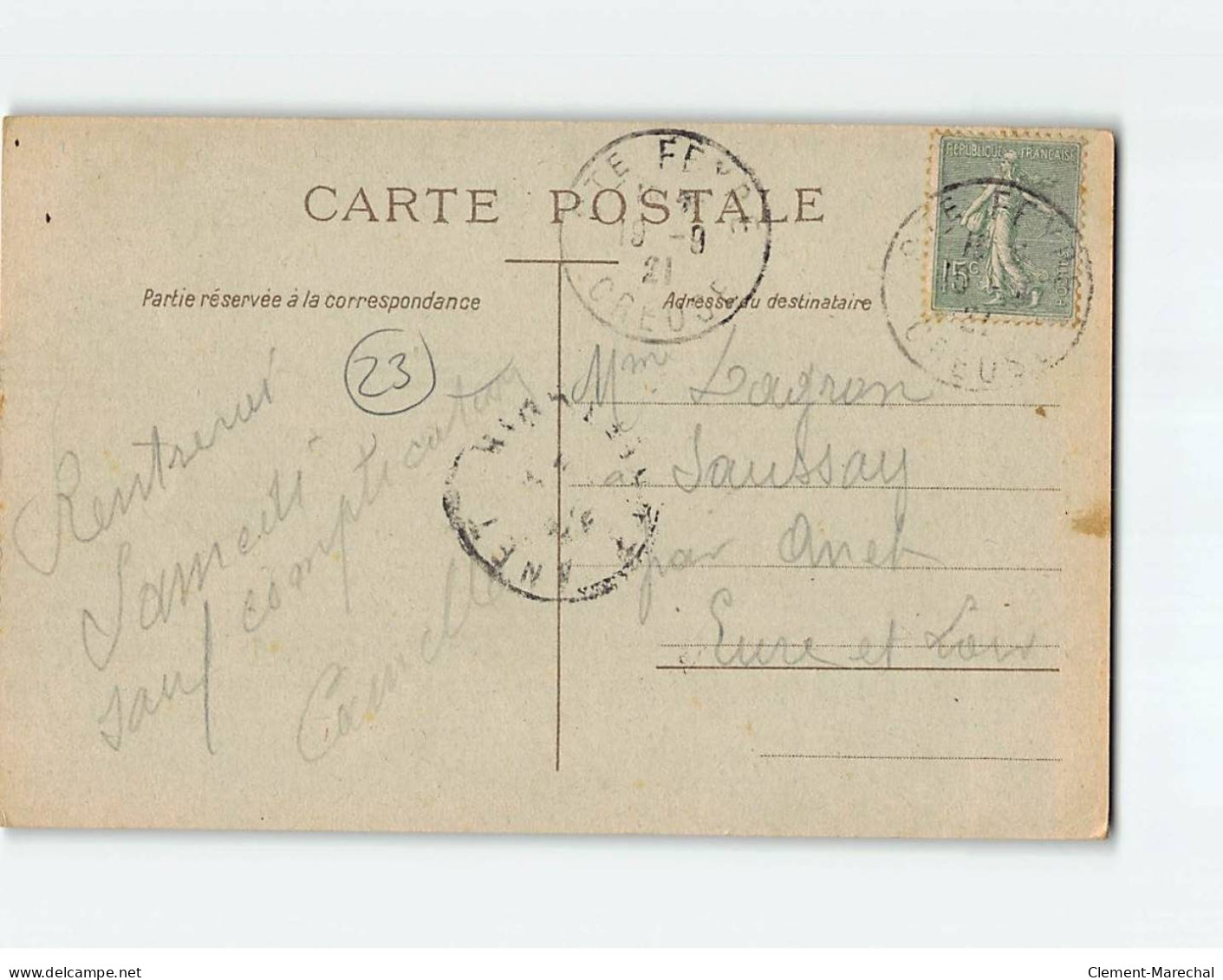 SAINTE FEYRE : Carte Souvenir - Très Bon état - Other & Unclassified