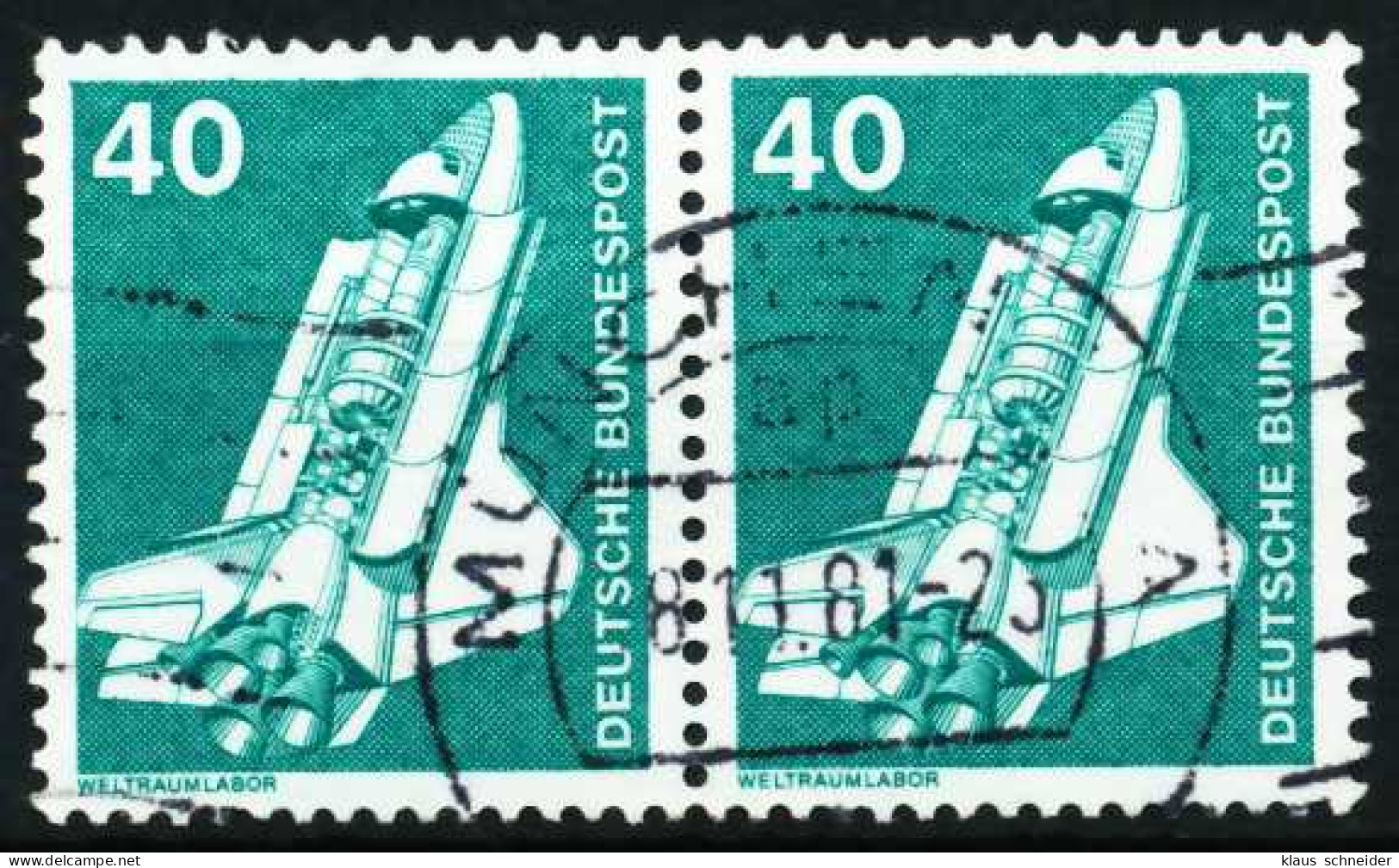 BRD DS INDUSTRIE U. TECHNIK Nr 850 Gestempelt WAAGR PAAR X66820A - Used Stamps