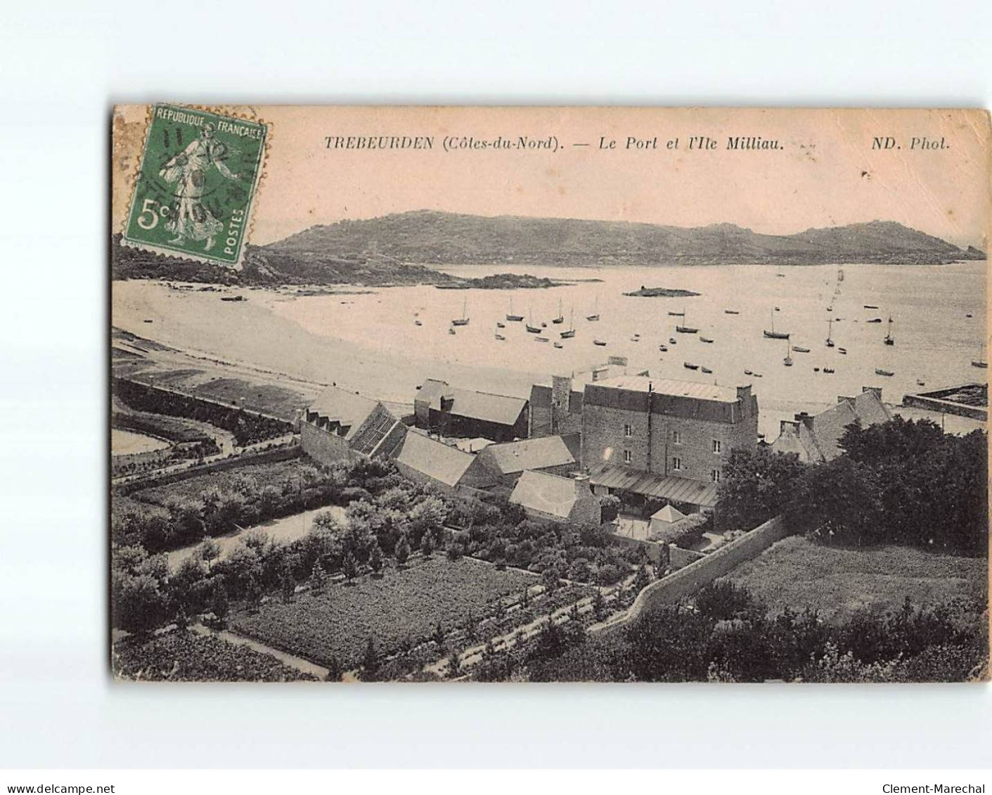 TREBEURDEN : Le Port Et L'Ile Milliau - état - Trébeurden