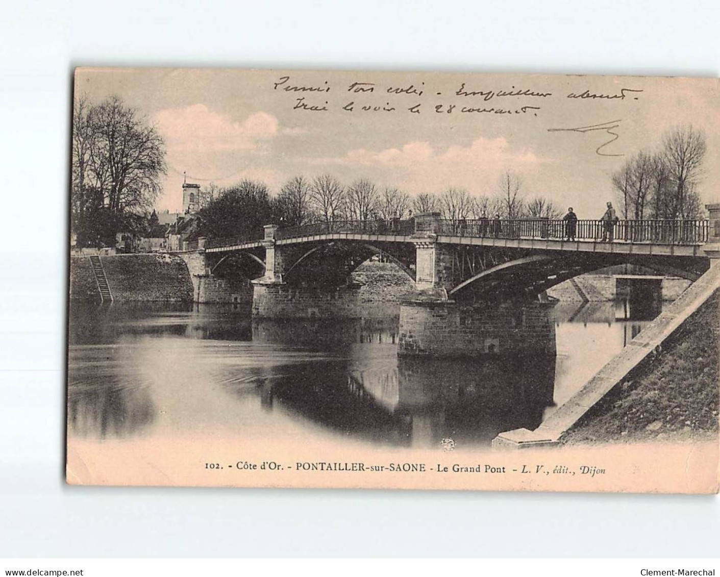 PONTAILLER SUR SAONE : Le Grand Pont - état - Sonstige & Ohne Zuordnung