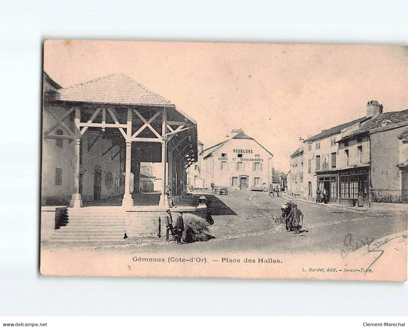 GEMEAUX : Place Des Halles - état - Otros & Sin Clasificación