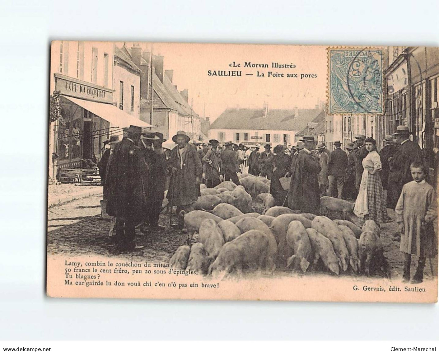 SAULIEU : La Foire Aux Porcs - Très Bon état - Saulieu