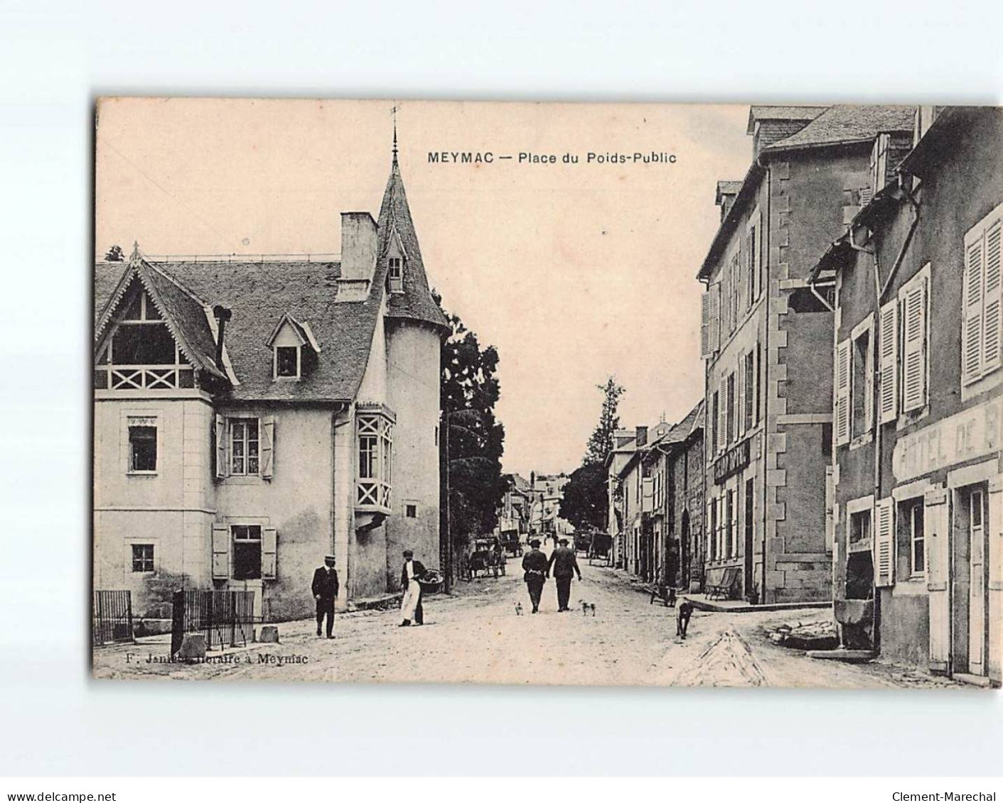 MEYMAC : Place Du Poids-Public - Très Bon état - Andere & Zonder Classificatie