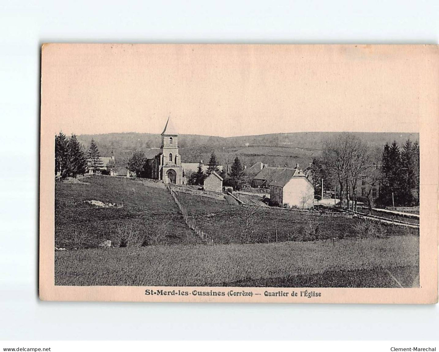 SAINT MERD LES OUSSINES : Quartier De L'Eglise - Très Bon état - Autres & Non Classés