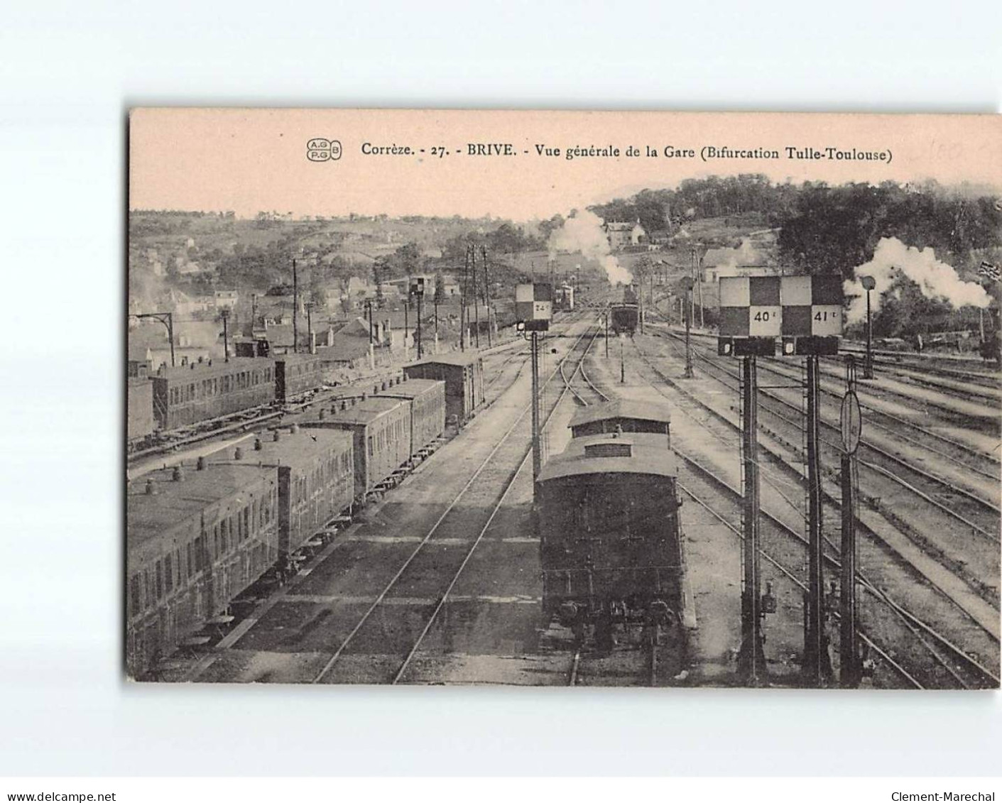 BRIVE : Vue Générale De La Gare - Très Bon état - Brive La Gaillarde