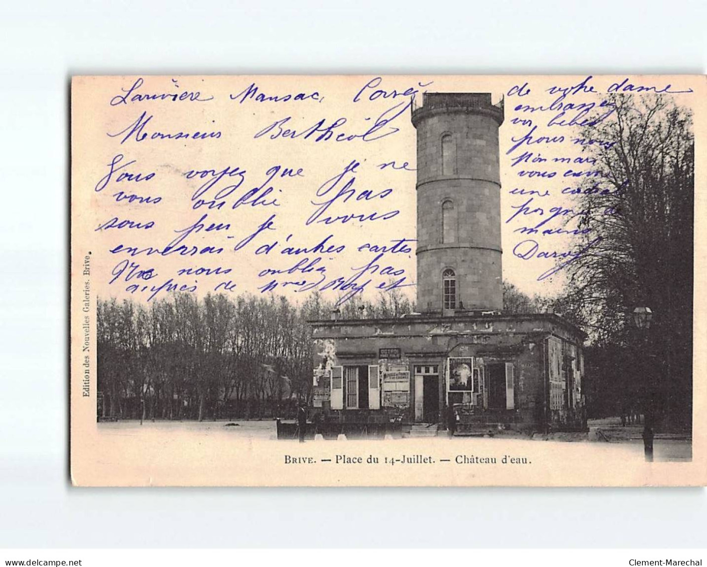 BRIVE : Place Du 14 Juillet, Château D'eau - Très Bon état - Brive La Gaillarde