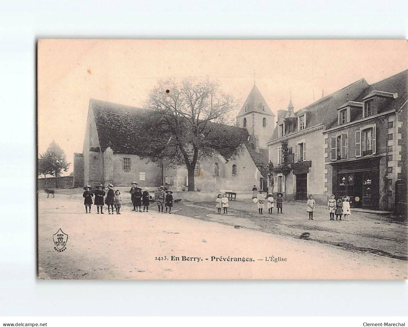 PREVERANGES : L'Eglise - Très Bon état - Préveranges