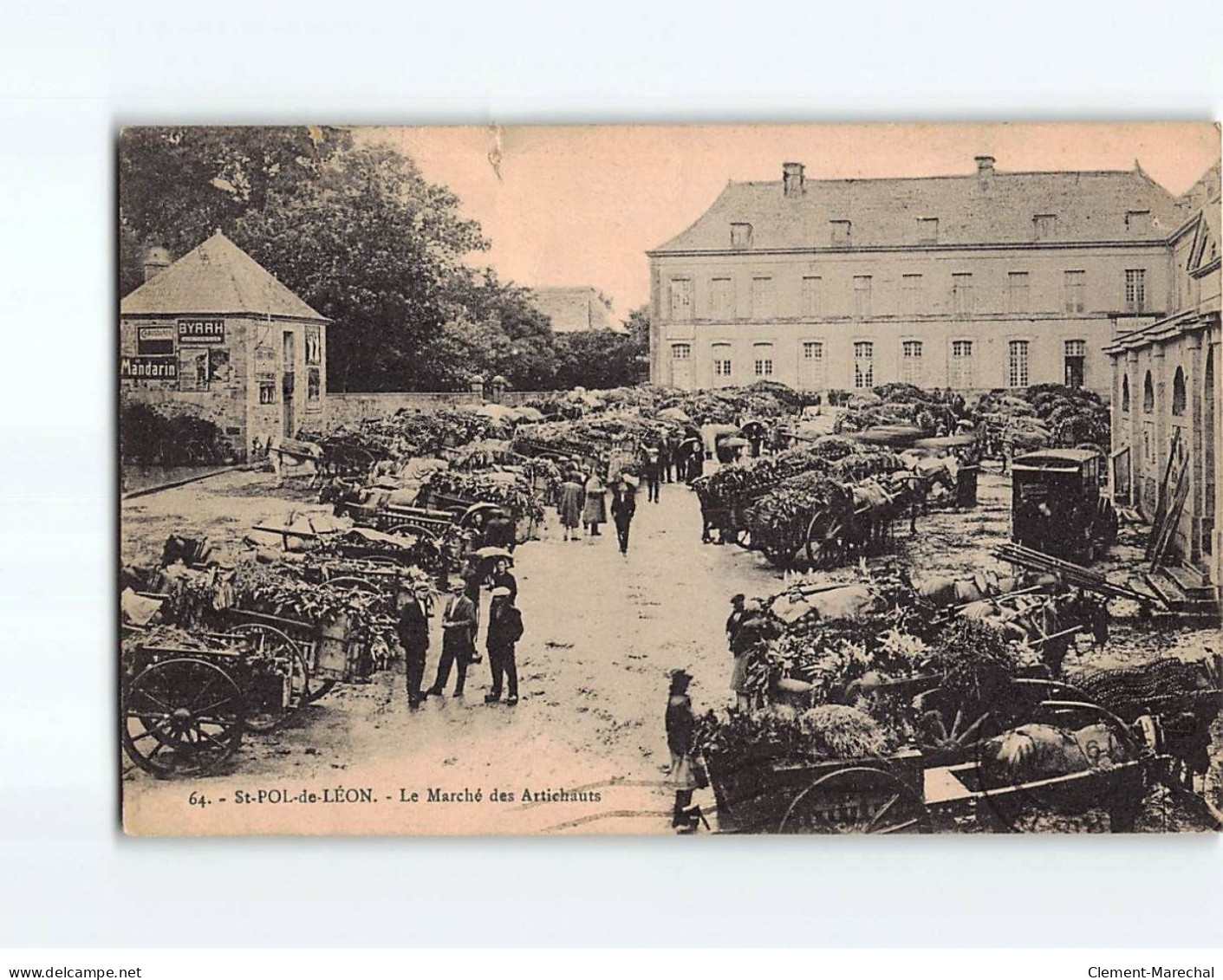 SAINT POL DE LEON : Le Marché Des Artichauts - état - Saint-Pol-de-Léon