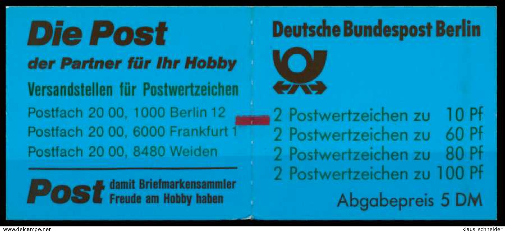 BERLIN MARKENHEFTCHEN Nr MH 15mZ Postfrisch X72553A - Carnets