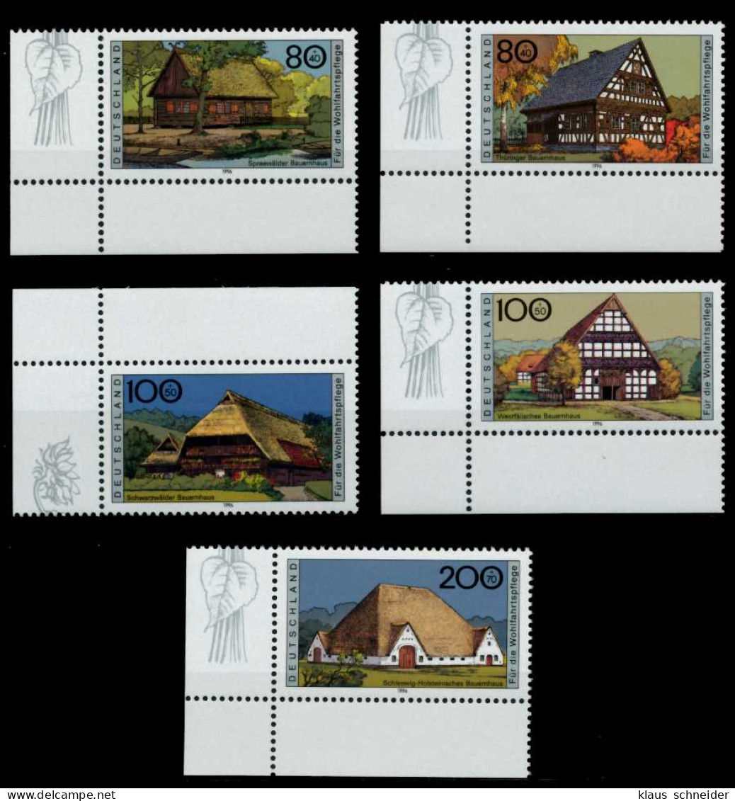 BRD 1996 Nr 1883-1887 Postfrisch ECKE-ULI X72E966 - Unused Stamps