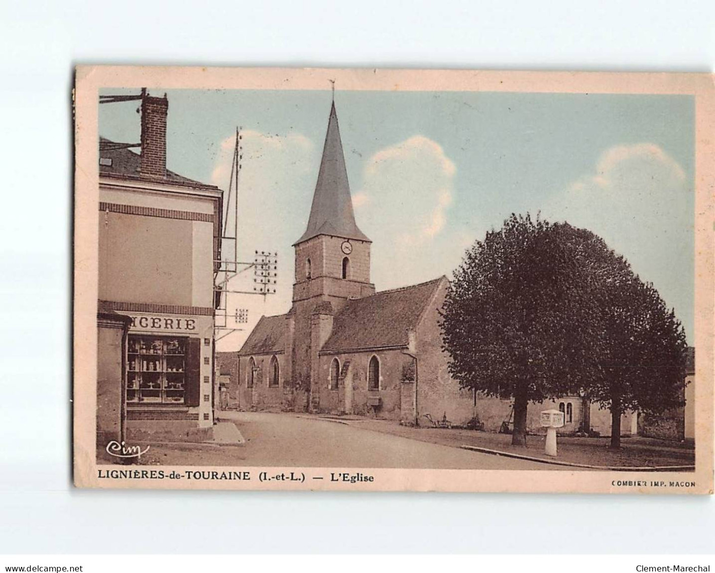 LIGNIERES DE TOURAINE : L'Eglise - état - Sonstige & Ohne Zuordnung