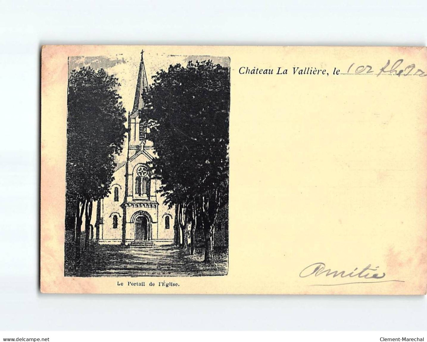 Château La Vallière, Le Portail De L'Eglise - état - Altri & Non Classificati