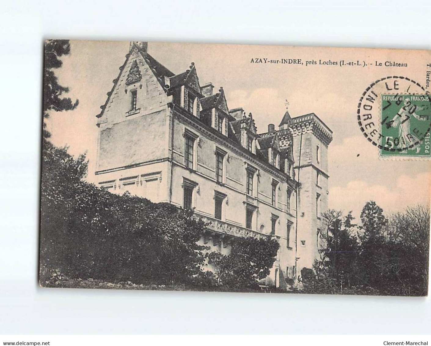 AZAY SUR INDRE : Le Château - état - Andere & Zonder Classificatie