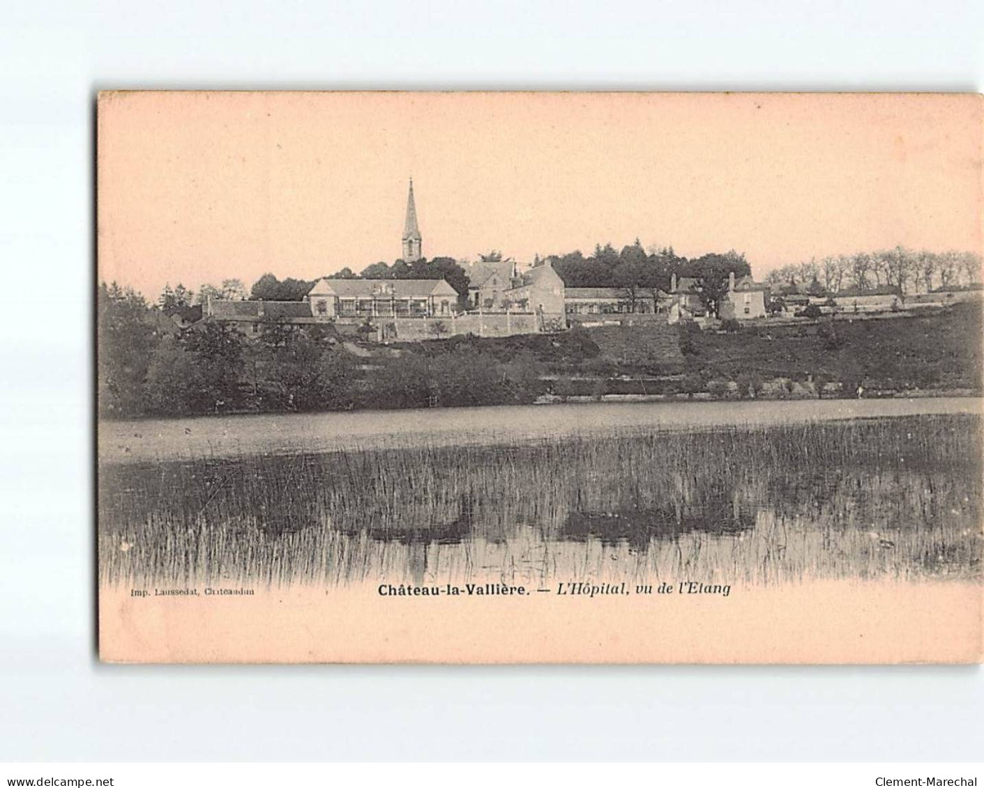 CHATEAU LA VALLIERE : L'Hôpital, Vu De L'Etang - Très Bon état - Altri & Non Classificati