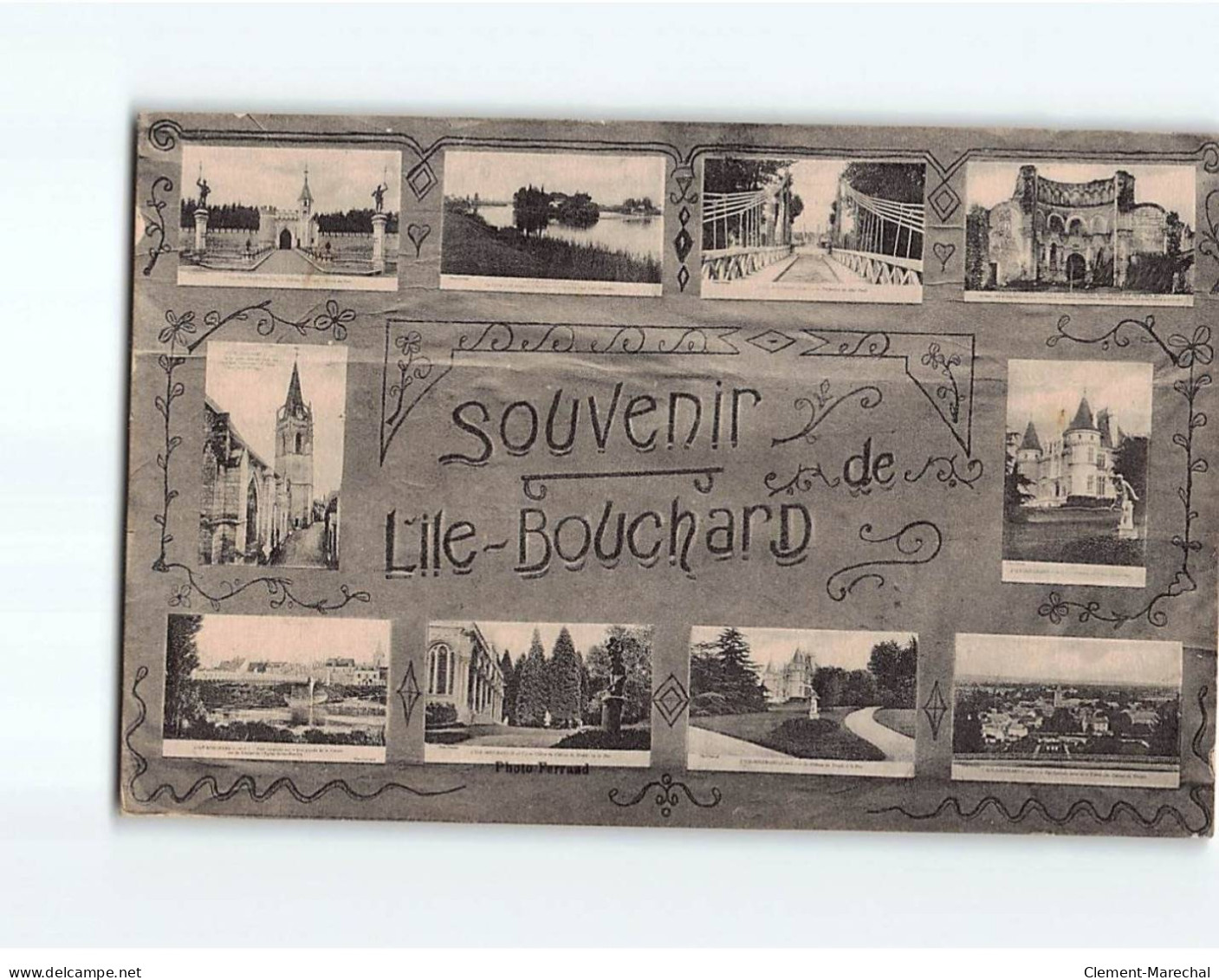 L'ILE BOUCHARD : Carte Souvenir - état - L'Île-Bouchard