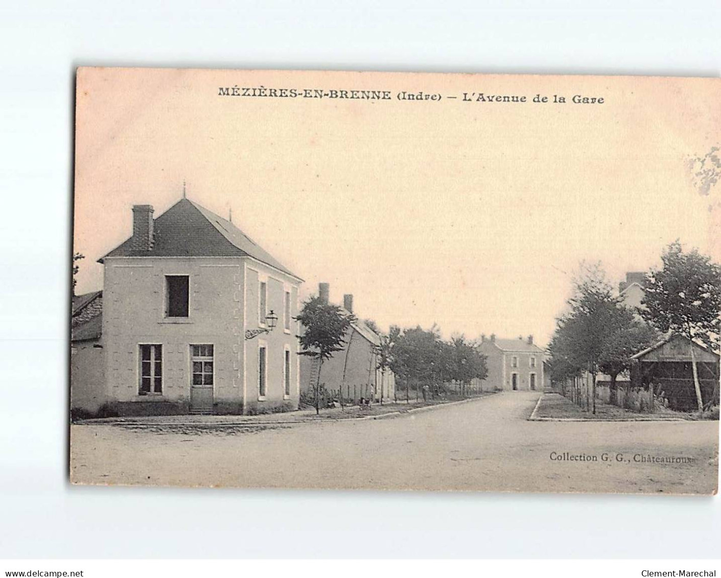 MEZIERES EN BRENNE : L'Avenue De La Gare - état - Sonstige & Ohne Zuordnung