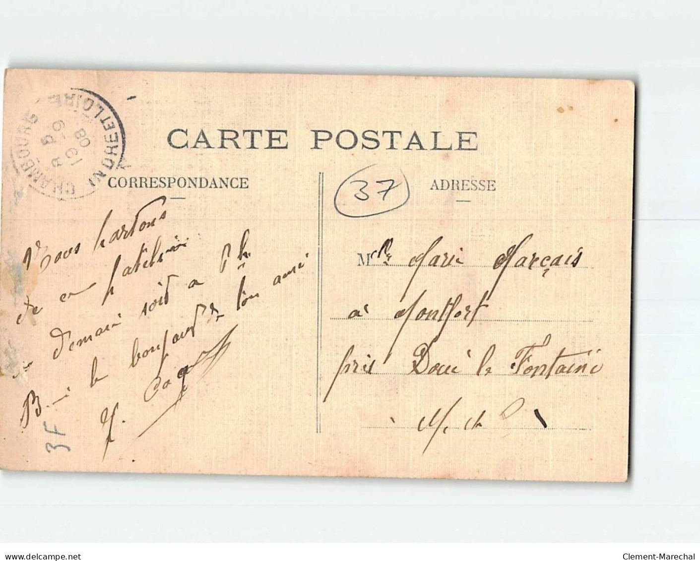 CHAMBOURG : Carte Souvenir - état - Other & Unclassified