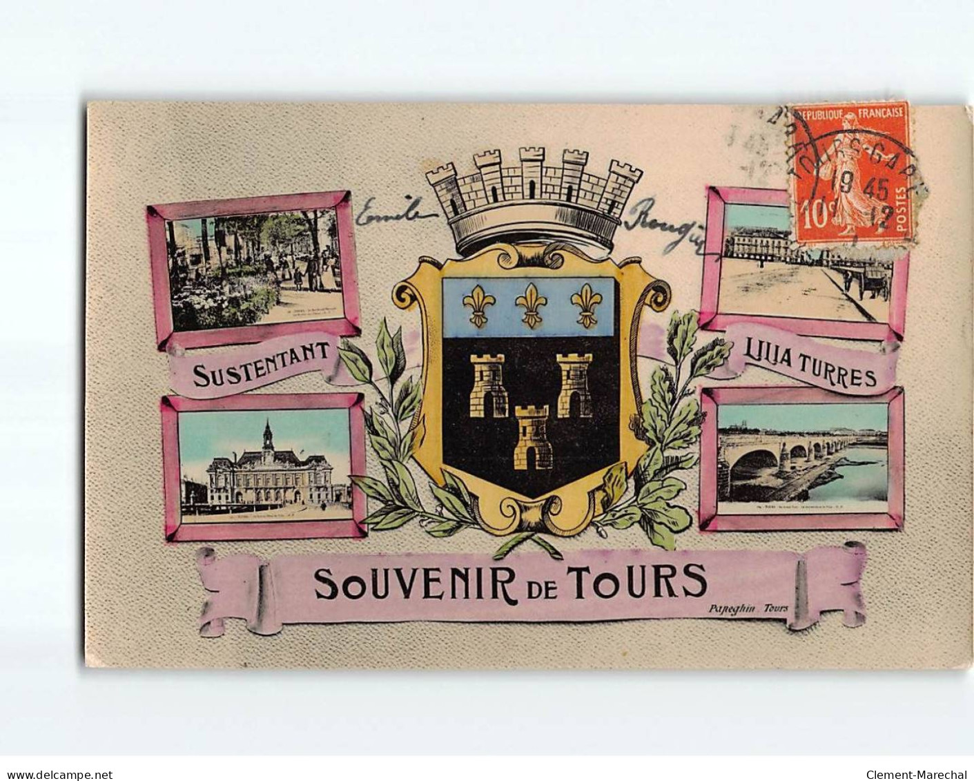 TOURS : Carte Souvenir - état - Tours