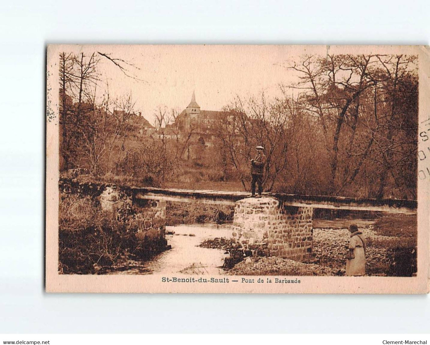 SAINT BENOIT DU SAULT : Pont De La Barbaude - état - Sonstige & Ohne Zuordnung