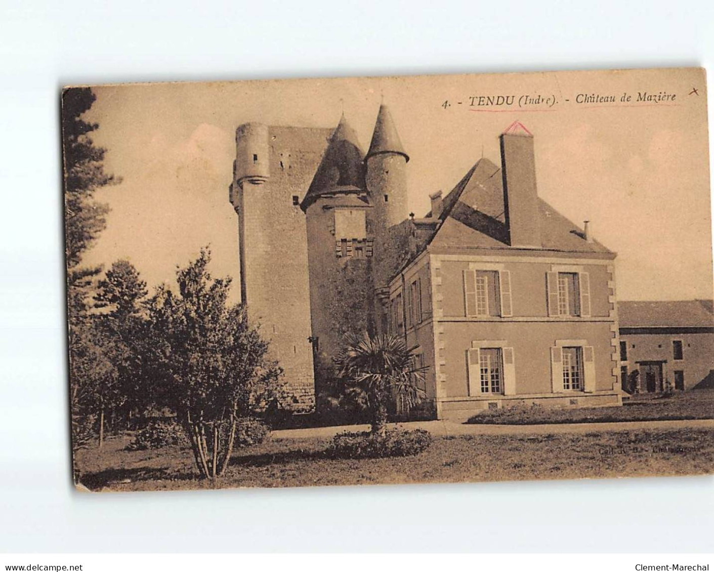 TENDU : Château De Mazière - état - Sonstige & Ohne Zuordnung