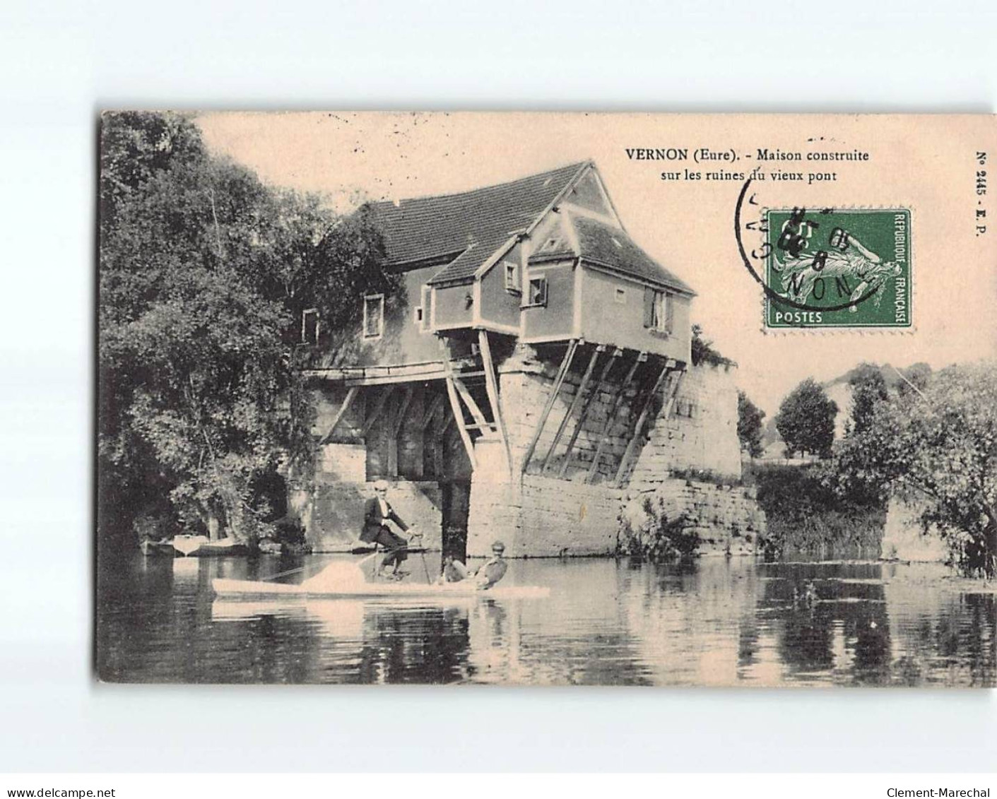 VERNON : Maison Construite Sur Les Ruines Du Vieux Pont - Très Bon état - Vernon