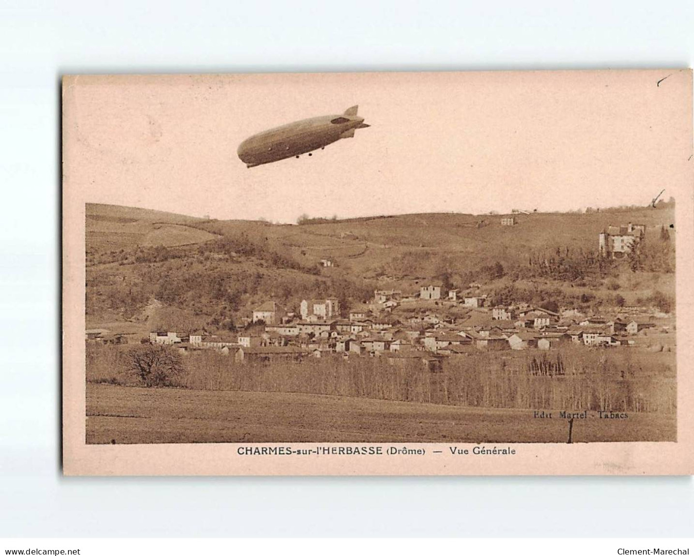 CHARMES SUR L'HERBASSE : Vue Générale - Très Bon état - Autres & Non Classés